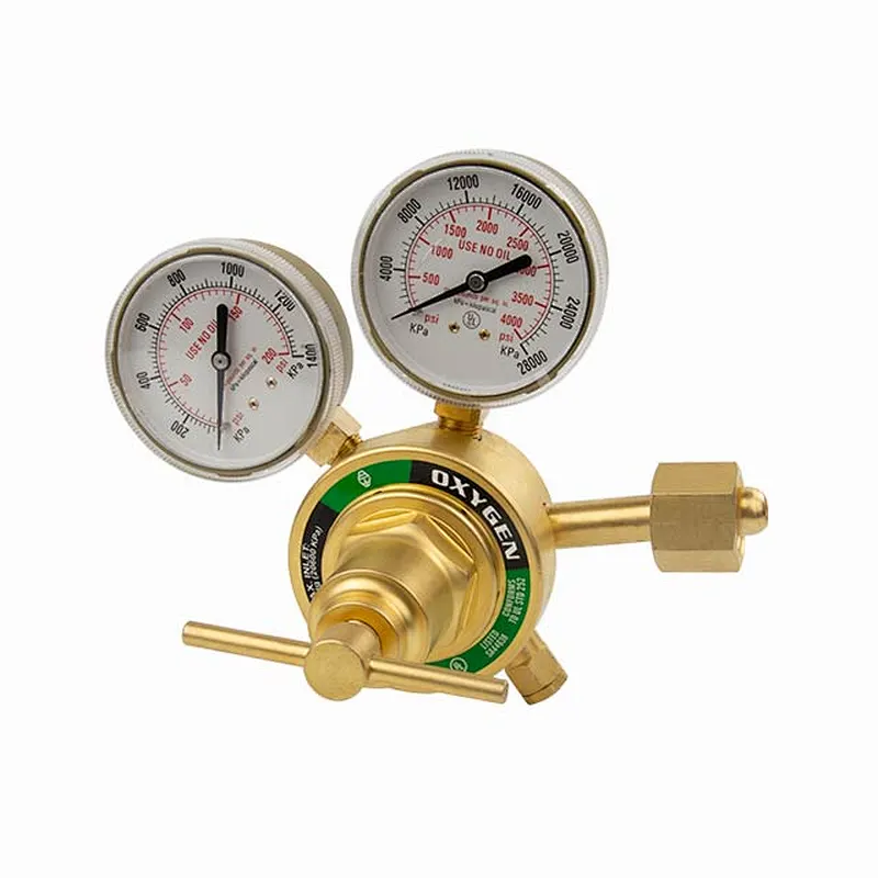 Victor Style 250 Series Medium Duty Single Stage With 2 Gauges Acetylene Gas Regulator With UL Listed