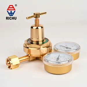 UL Listed SR 460A Series Heavy Duty Single Stage With 2 Gauges With Metal Guard Acetylene Gas Regulator