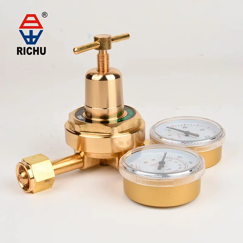 UL Listed SR 460A Series Heavy Duty Single Stage With 2 Gauges With Metal Guard Acetylene Gas Regulator