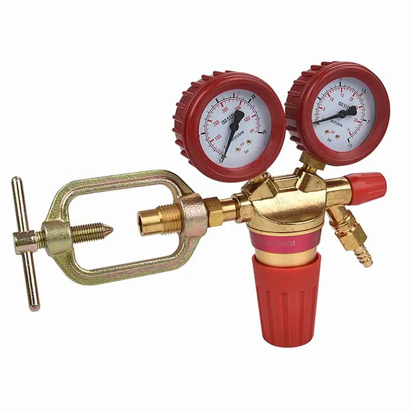 1.European Type Professional Industrial Oxygen Acetylene Argon CO2 Gas Pressure Reducers/Regulators 132 Series
