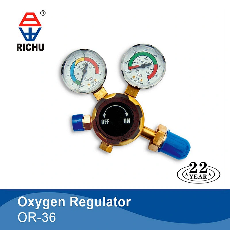 Weldro 320 Series Brass Gas Regulator