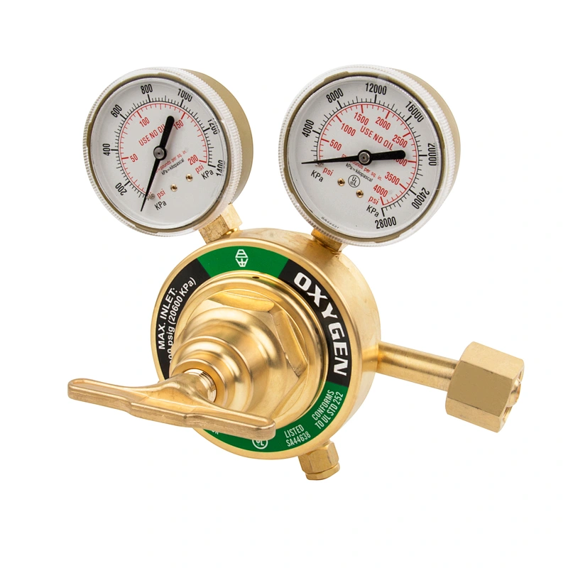 SR 460A Series Heavy Duty Single Stage With 2 Gauges Acetylene Gas Regulator AR-12