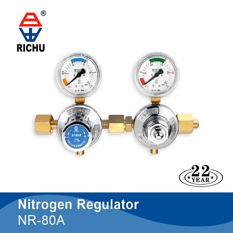 High Pressure Nitrogen Regulator 0-800 PSI For HVAC,Purging,Laser and Testing Made By Solid Brass