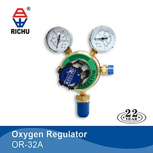 Professional Double Stage Acetylene Regulator With 2 Gauges