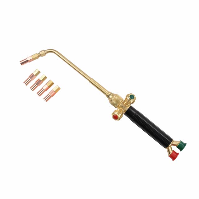 High Quality Oxygen & Propane Gas Welding Torch Brazing Torch With 5 Welding Nozzles