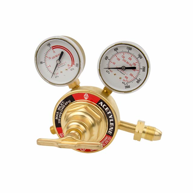 SR 460A Series Heavy Duty Single Stage With 2 Gauges Acetylene Gas Regulator AR-12