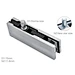 glass door top patch fitting