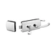 Commercial glass entrance modern design stainless steel frameless glass door locks with handle