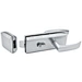 Office Building Glass Door Lock With Lever Handle Frameless Glass Door Screen Hand Lockset Glass Door Lock Handles Handle Lock Lock