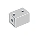 shower door tube connector