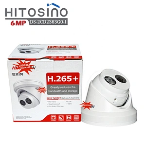 Hitosino Original 2CD2363G0-I(U) 6 MP IR Cut Filter Switch Fixed Turret Gate Full HD IP Security Indoor Network Camera