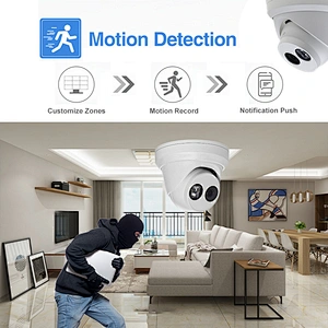 Hitosino Original 2CD2363G0-I(U) 6 MP IR Cut Filter Switch Fixed Turret Gate Full HD IP Security Indoor Network Camera