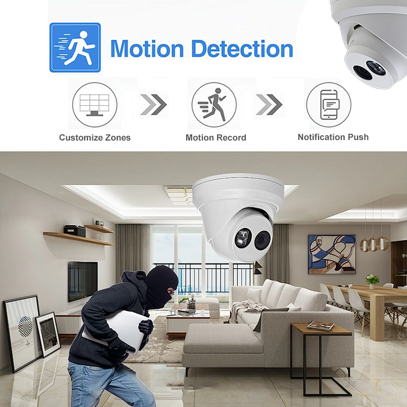Hitosino Original 2CD2363G0-I(U) 6 MP IR Cut Filter Switch Fixed Turret Gate Full HD IP Security Indoor Network Camera