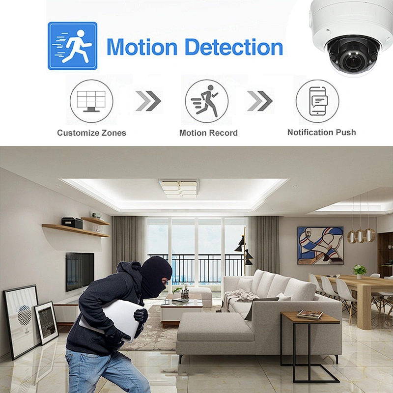 Hitosion hs-2Cd2726G2-Izs Videos Ip Cameta Camera Motion Decetion Cctv Dome Ip Camera Built In Microphone