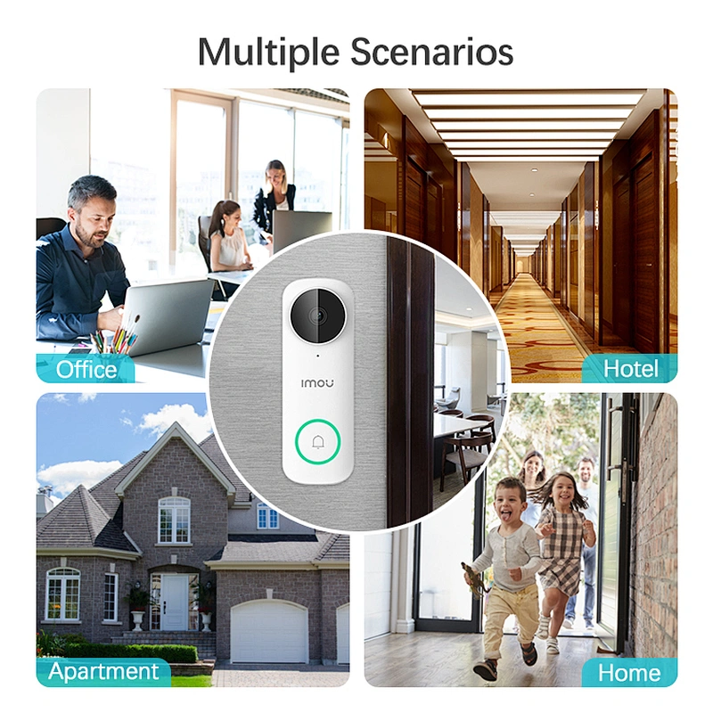 HITOSINO IMOU 2K QHD Wireless Wifi Two-way Talk Video Door Bell Camera Smart Home Video Doorbell