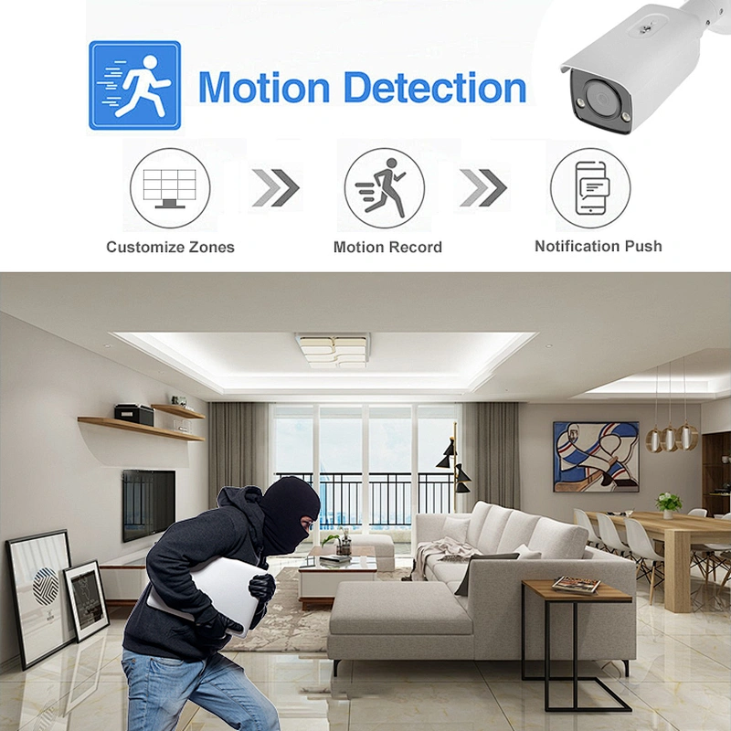Hitosion hs-2Cd2T87G2-L 4 K Colorvu Fixed Bullet 8Mp Ip Poe Camra De Surveillance Video Camara