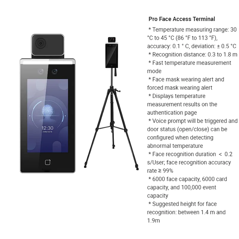 Hitosino HS-K1TA70MI-T ai camera Face recognition Pro Face Access Terminal 7-inch LCD touch screen