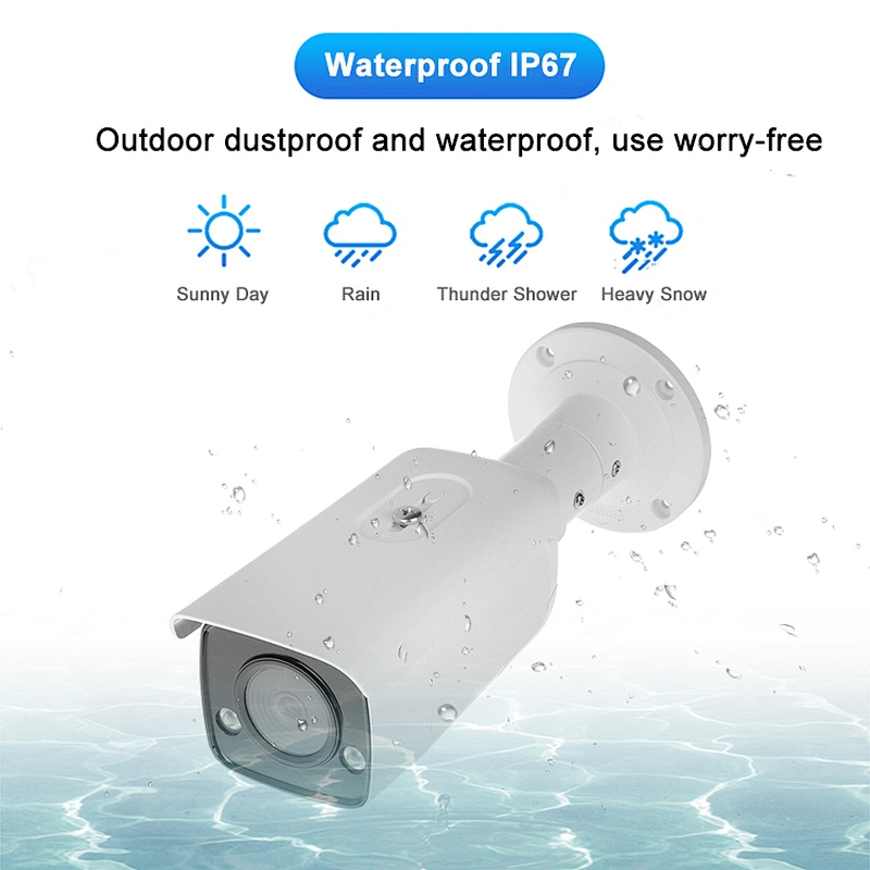 Hitosion hs-2Cd2T87G2-L 4 K Colorvu Fixed Bullet 8Mp Ip Poe Camra De Surveillance Video Camara