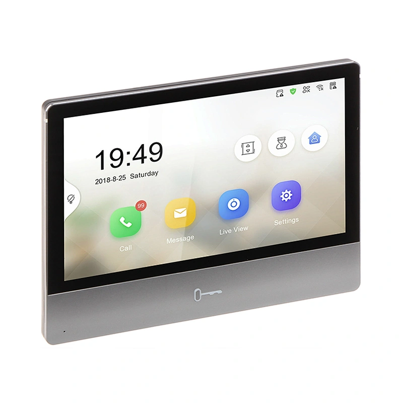 Original HK 7-inch colorful IPS LCD Touch Screen WIFI POE IP Video Intercom Network Indoor Station DS-KH8350-TE1