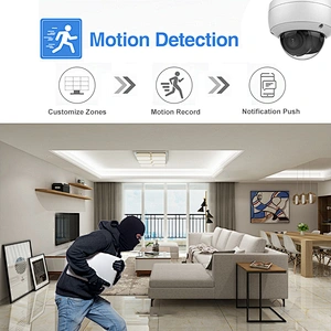 Hitosion DarkFighter HS-2CD2186G2-I(SU) 8 MP 4K Fixed Dome Network Camera Built-in microphone