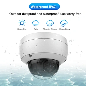 Hitosion DarkFighter HS-2CD2186G2-I(SU) 8 MP 4K Fixed Dome Network Camera Built-in microphone