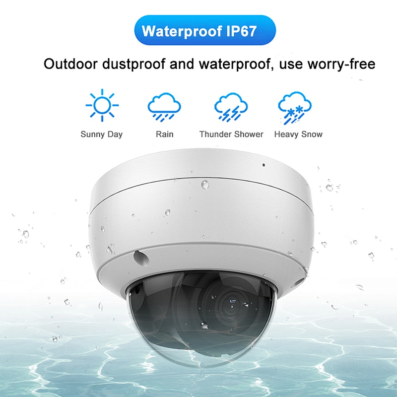Hitosion DarkFighter HS-2CD2186G2-I(SU) 8 MP 4K Fixed Dome Network Camera Built-in microphone