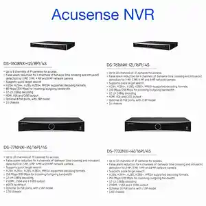 HK 16 channel POE Plug & Play Video Recorder NVR Visions Mini Dome Turret 4k Surveillance Security CCTV Camera Kit