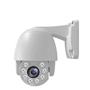 Drop shipping H.265 4X optical Zoom Waterproof 8mp HD Pan Tilt laser ir wireless housing ip security  ptz network camera