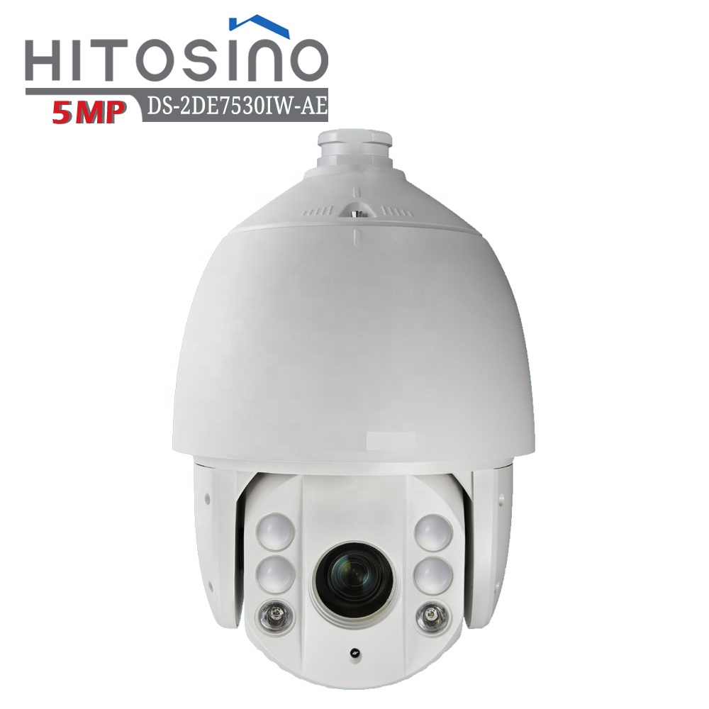 HITOSINO IP66 H.265+ ROI SD Card Slot 2DE7530IW-AE Speed Dome 150m IR Smart Auto-tracking 30X Optical Zoom 5MP IP PTZ Camera