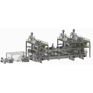 3200mm Spunbond Nonwoven Fabric Machine Pp Spunbond Nonwoven Production Line