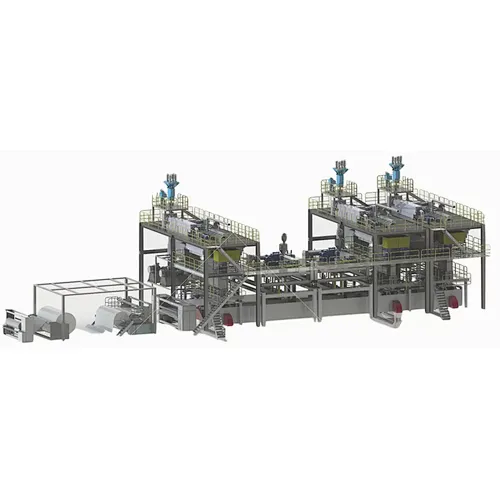 3200mm Spunbond Nonwoven Fabric Machine Pp Spunbond Nonwoven Production Line
