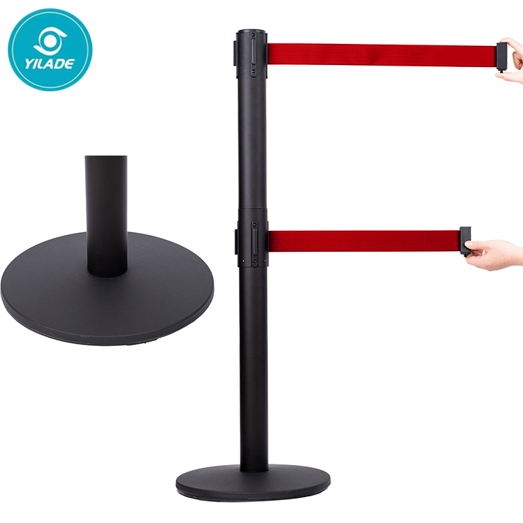 Top Quality Red Carpet Poles Crowd Control Barrier Metal Queue Manager For Sale bank queue management system