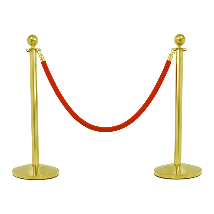 Wholesale High Quality Braided Retractable Rope Crowd Control Belt Stanchion Barriers