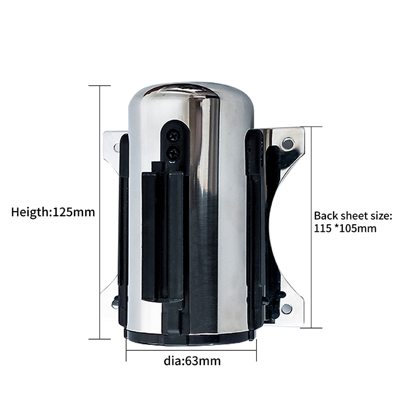 High Quality 3M Stainless Steel Retractable Belt Queue Stanchion Wall Mounted Retractable Belt Barrier For Banks,Hotels,Airports