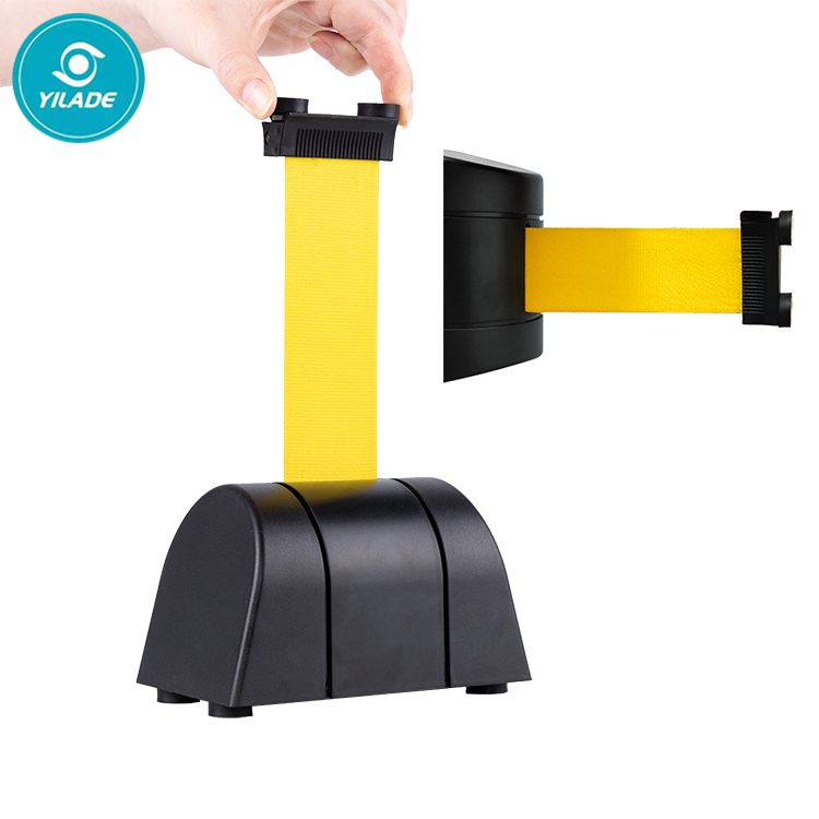 Top Quality Wall Mounted Safety Barriers Plastic Cassette For Crowd Control Barrier