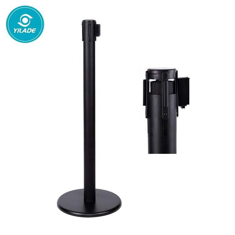 Custom Stand Black Stanchion Post Stanchions For Crowd Control