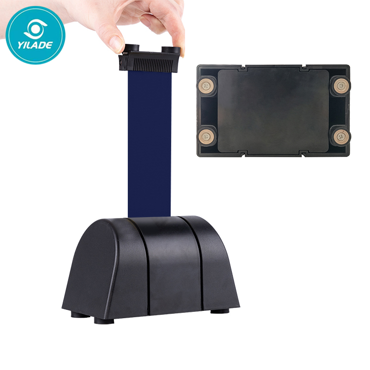 Top Quality Stanchion Plastic Mount Wall Mounted Retractable Belt Barrier For 100% Safety