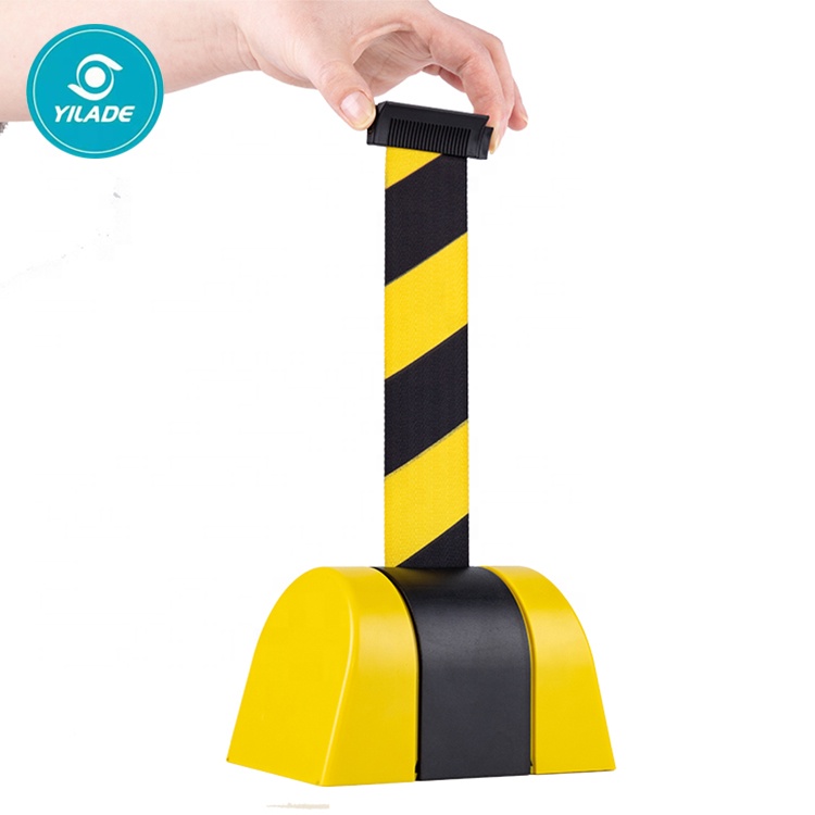 Plasticsafety Traffic Warning Automatic Recycled Belt Wall-mounted Traffic Barrier For Attractions