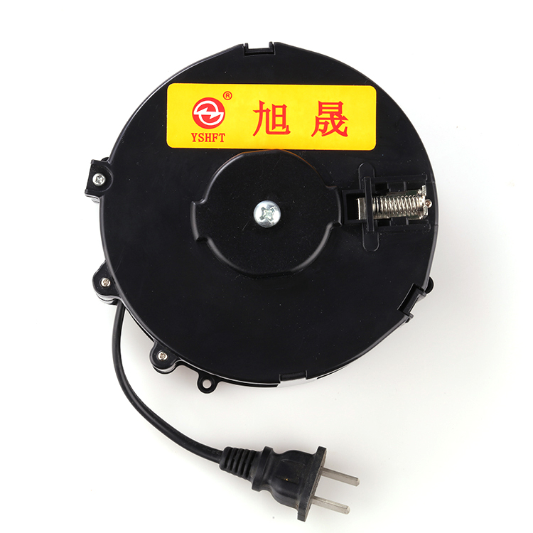 5 meters AC power cable auto rewind retractable reel for home appliance