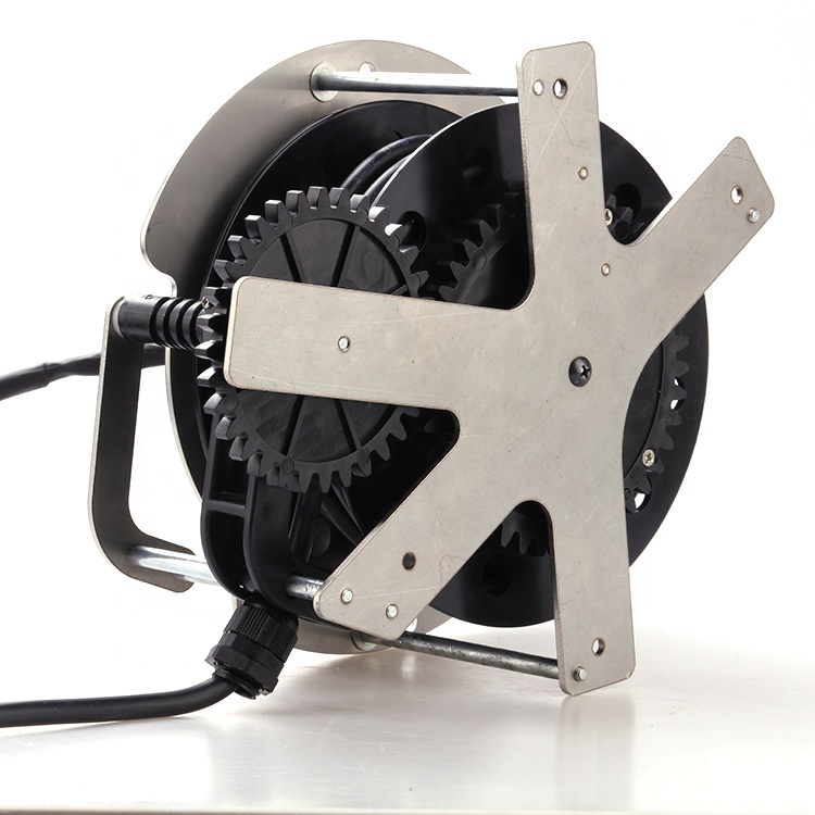 High Quality 8m Stainless Steel Retractable Spring Loaded Empty Cable Reel For Industrial Equipment