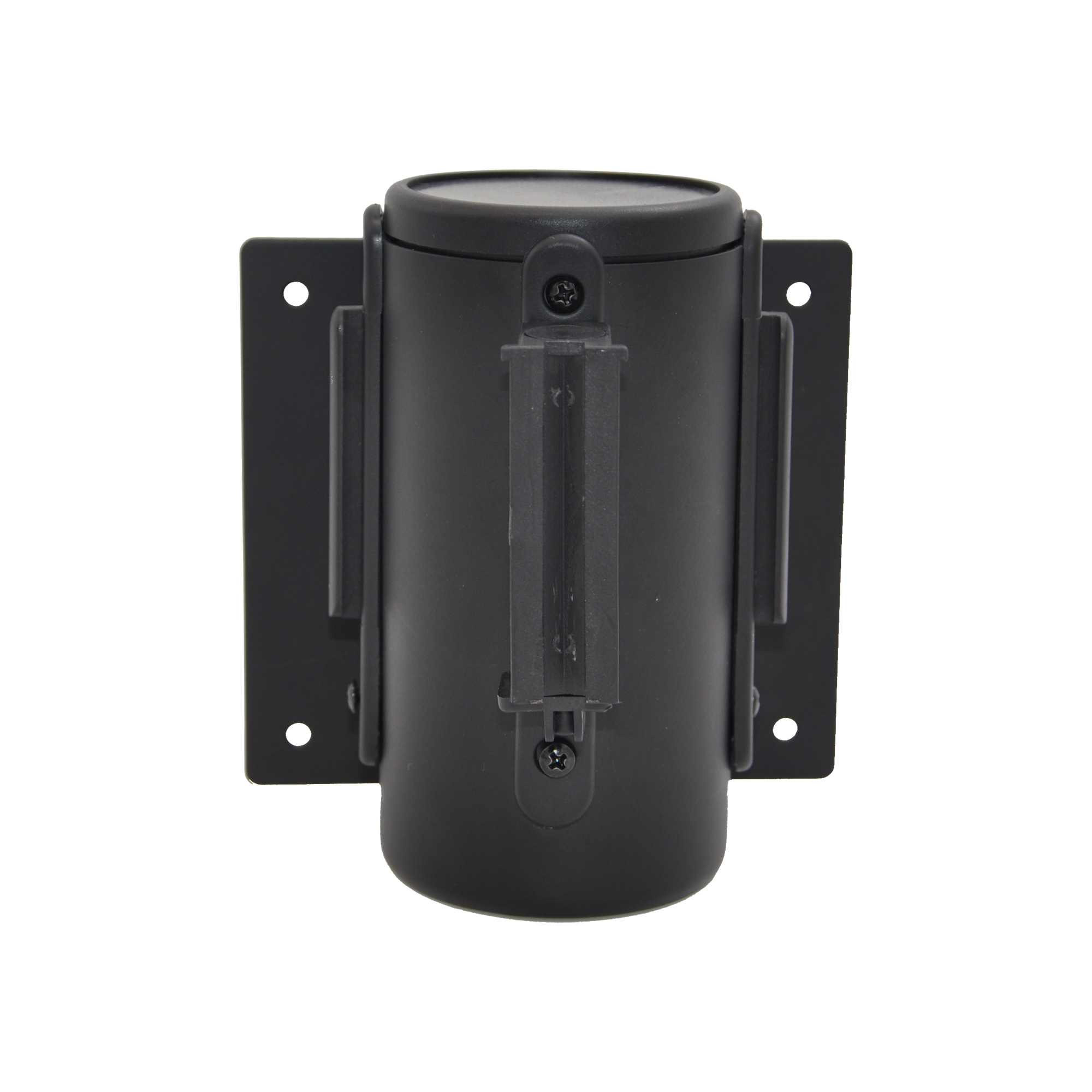 top quality  Powder coated black Retractable belt wall-mounted barrier for indoor guide line control Black Wall Mounted barrier