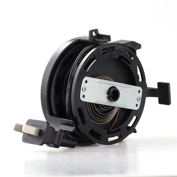 Wholesale Black 1.2m 1000-2000W Retractable Cable Reel Extention For Industrial Equipment Type