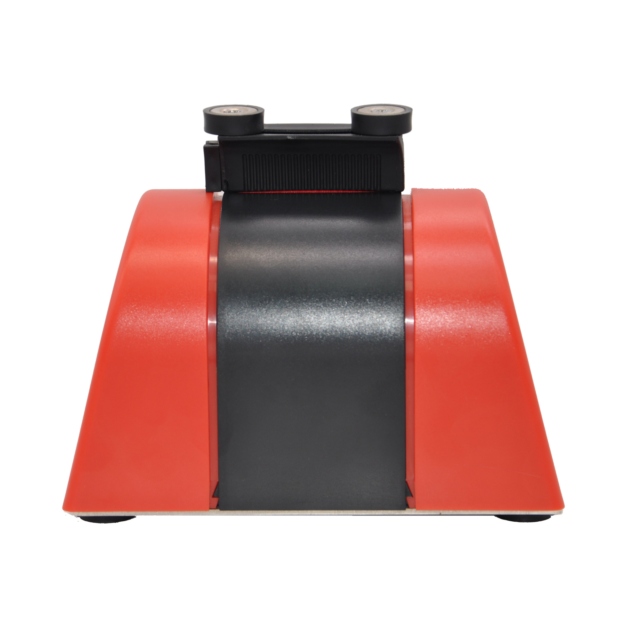 Customized new model red plastic wall-mounted retractable belt barrier crowd control barrier with magnet