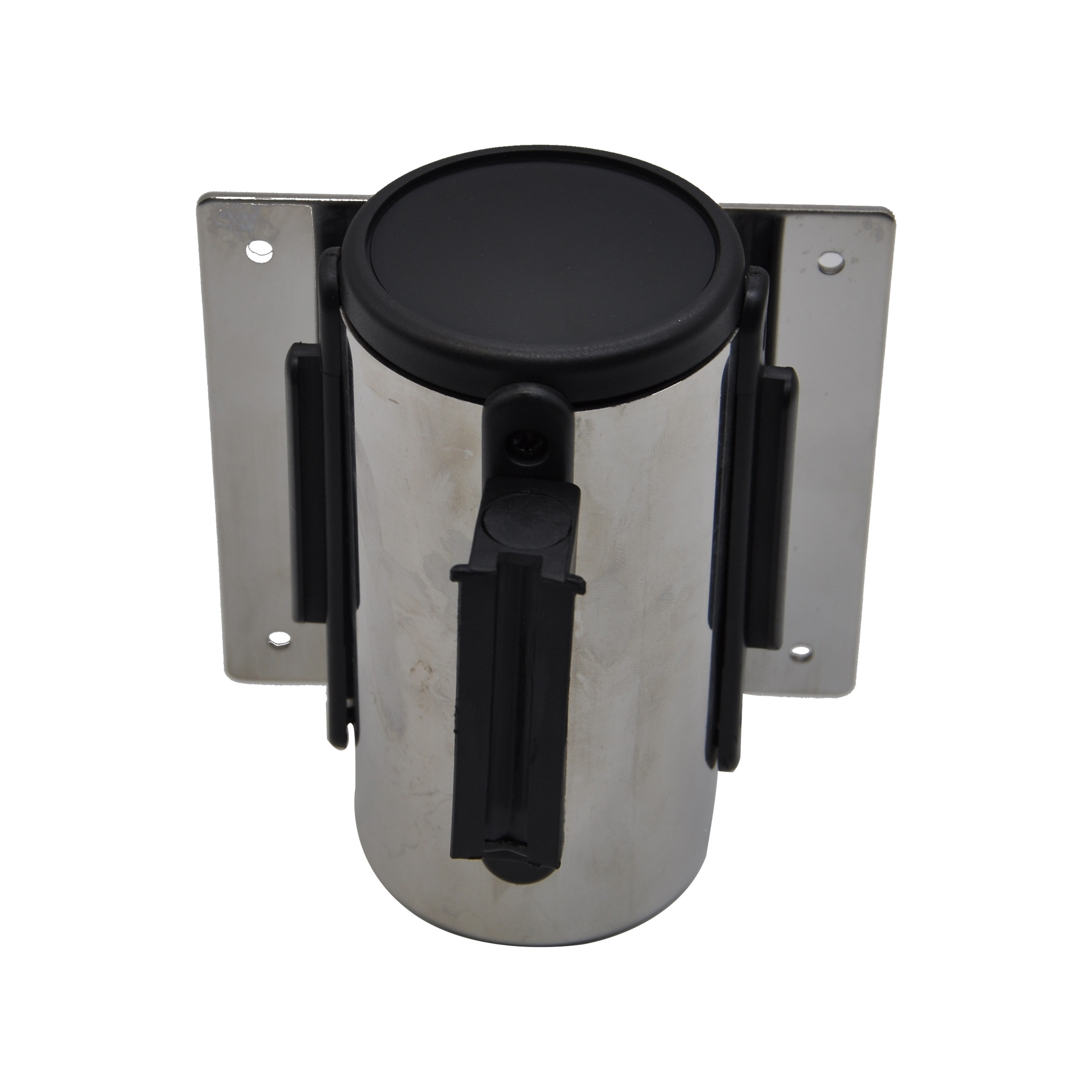 Customized new version of stainless steel wall-mounted retractable belt barrier station crowd safety control barrier retractable belt barrier retractable belt barrier