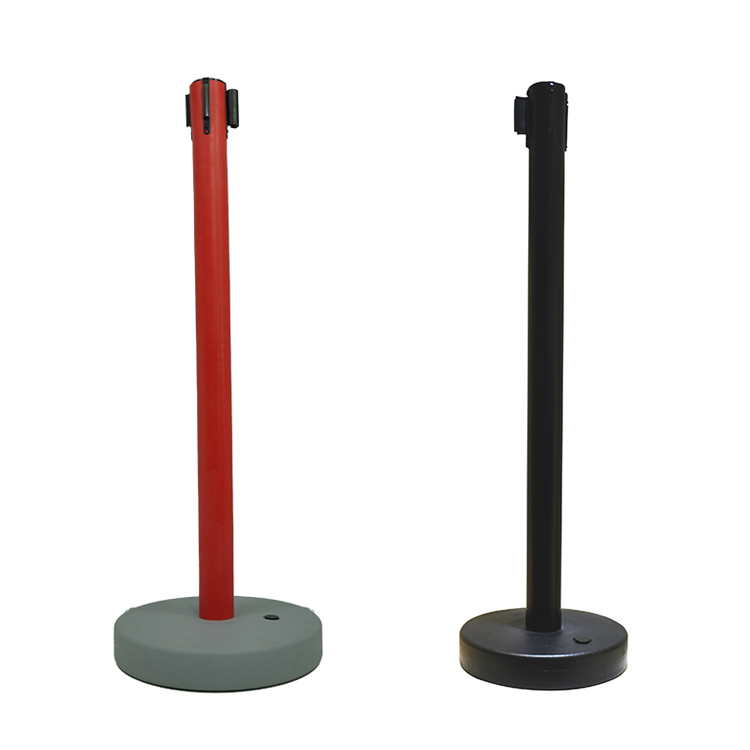 Hot Selling PVC Cast Iron Nylon Replacement Belt Barrier Queue Stand Crowd Control Stanchion For Hotel Airport
