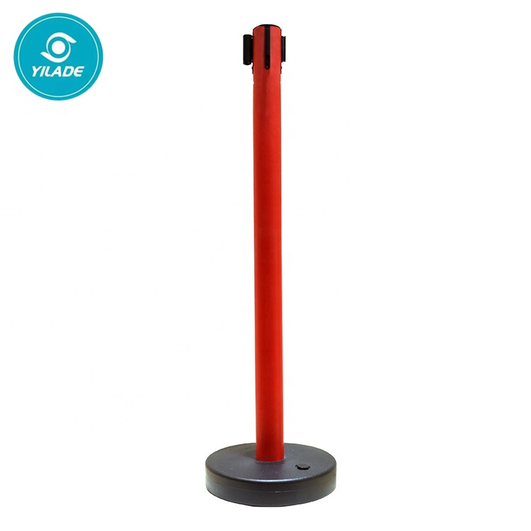 Direct Selling PVC Free Stanchion Collocation Post Retractable Belt Pole Control Barrier With Factory Price
