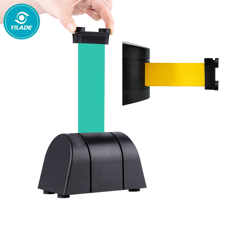 Customized Mount Wall Mounted Stanchion Plastic Safety Barriers For Line Control