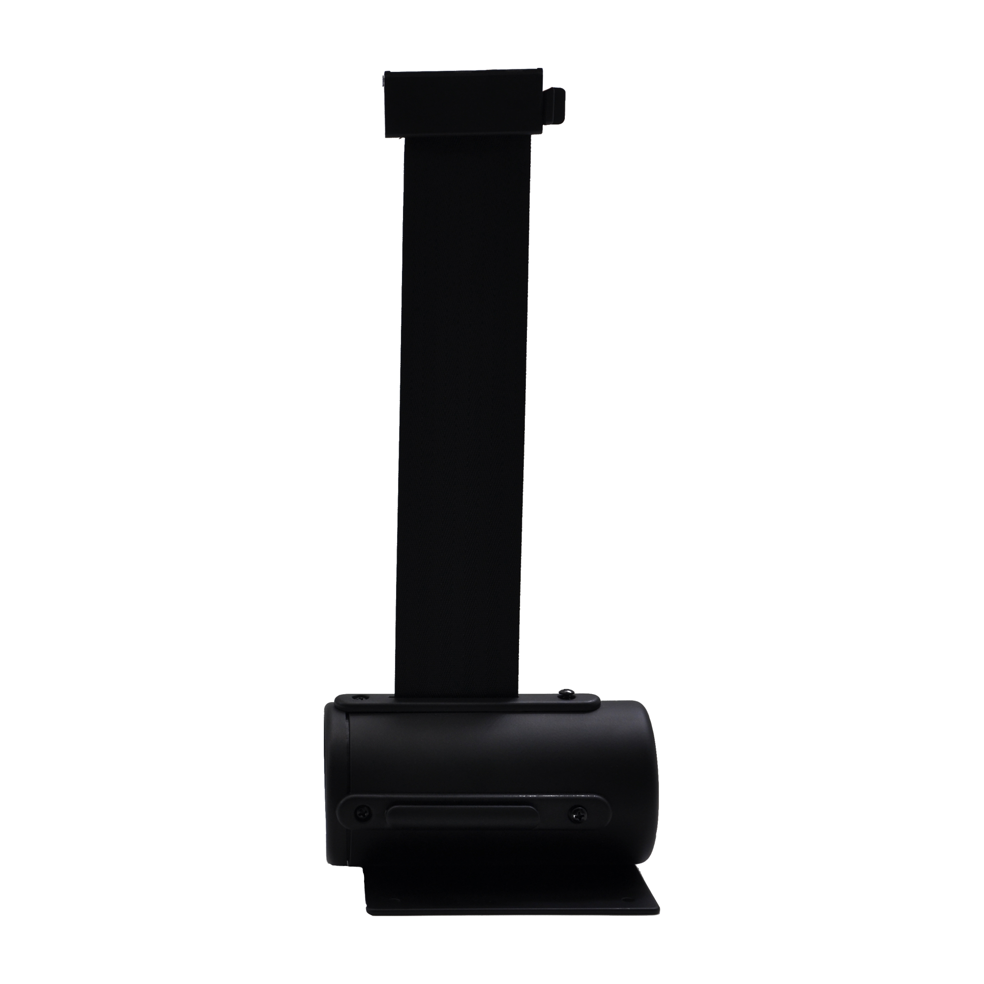 Promotion price 3 Meters  Portable Black Queue-Safe Wall Mounted Retractable Belt Traffic Barrier For Museum Library Subway Wall Mounted Belt Barrier