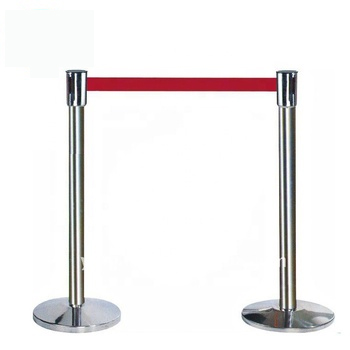 Hot Selling 2M Stainless Steel Crowd Control Safety Barrier Retractable barriers Belt Barrier For Hotel And Concert