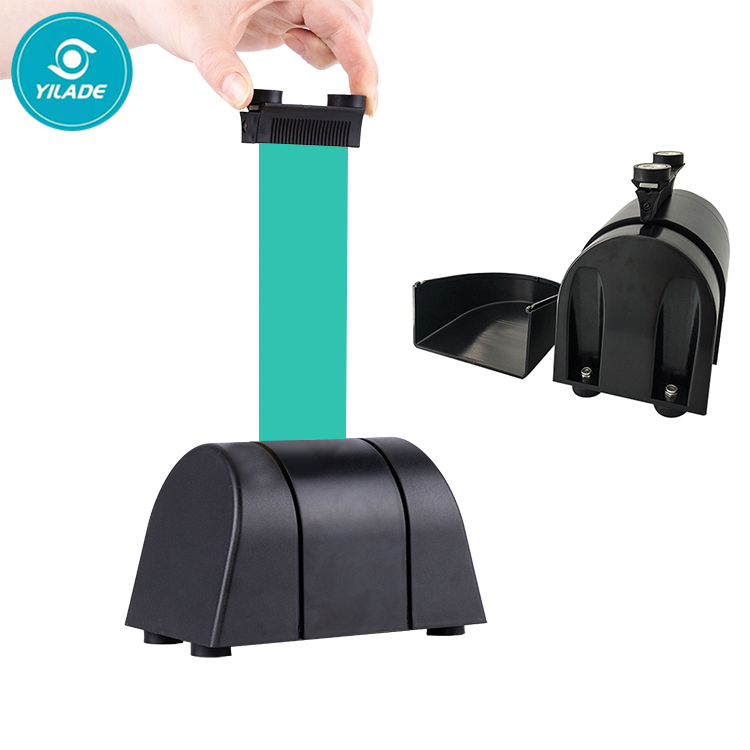 Customized Line Queue Belt Plastic Traffic Barrier For Crown Control